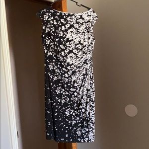 Ralph Lauren - Midi Black and White Dress